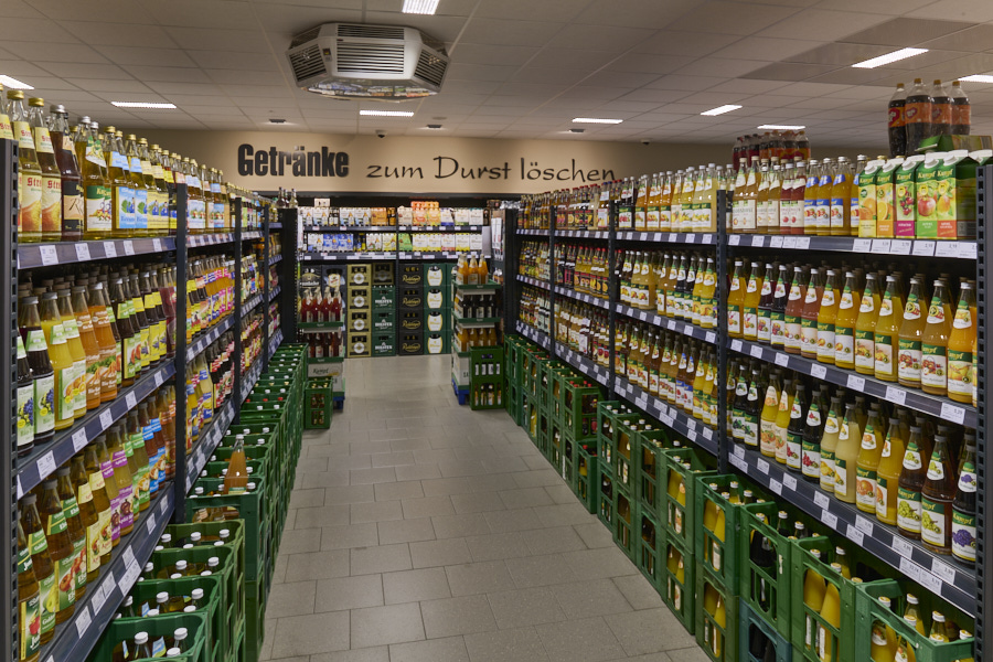 Getränkeabteilung